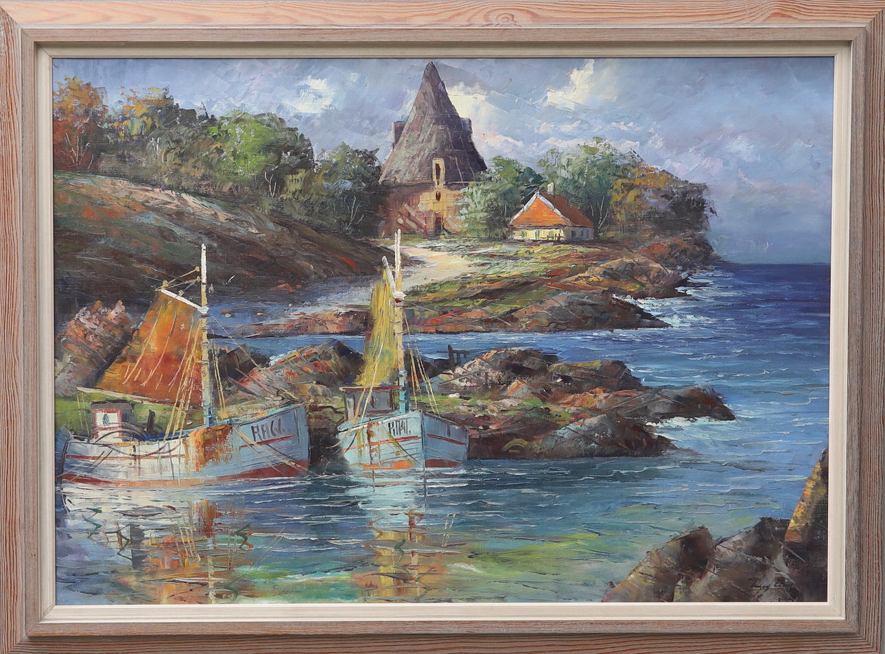 INGOLF DUE. Olie på lærred, signeret.