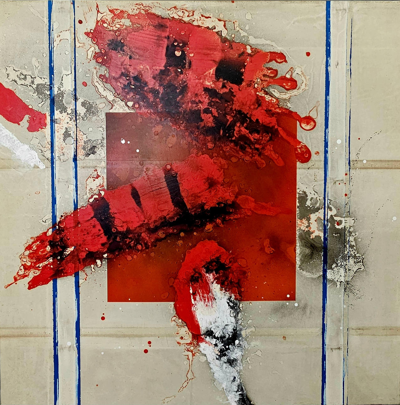 JOSÉ MANUEL CIRIA. "SIN TÍTULO " ÓLEO LIENZO.