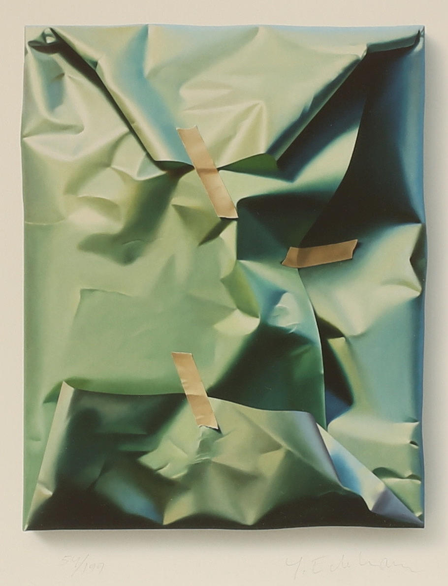 YRJÖ EDELMANN. Color lithograph, signed and numbered.