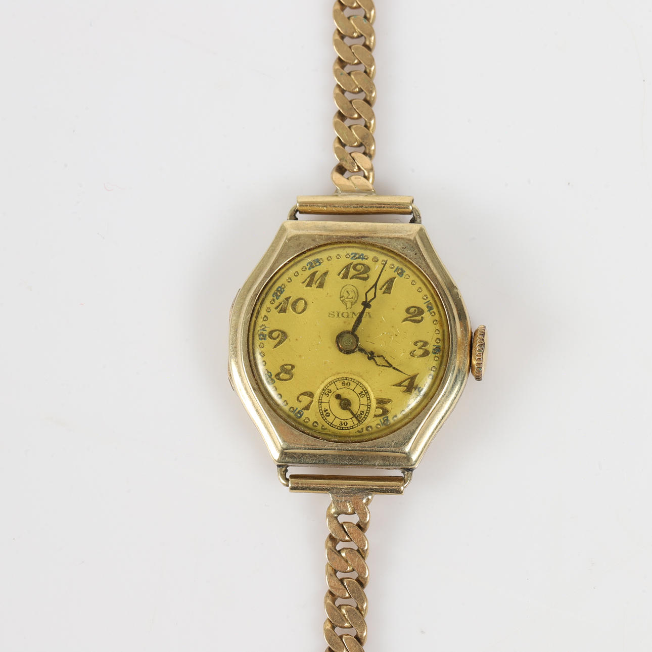 DAMARMBANDSUR, Sigma,14 K/18 K guld.