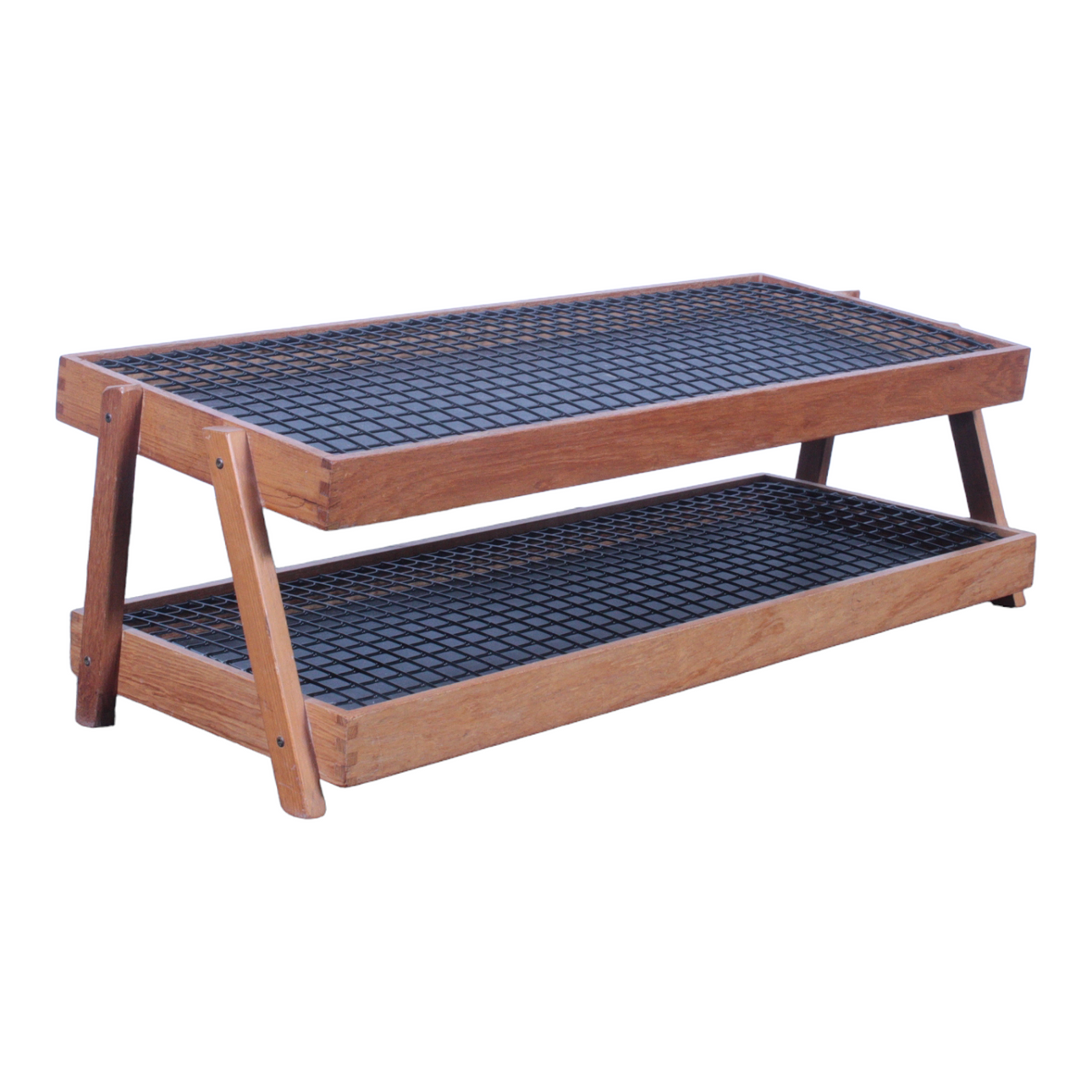 SKOSTÄLL, teak, 1970-tal.