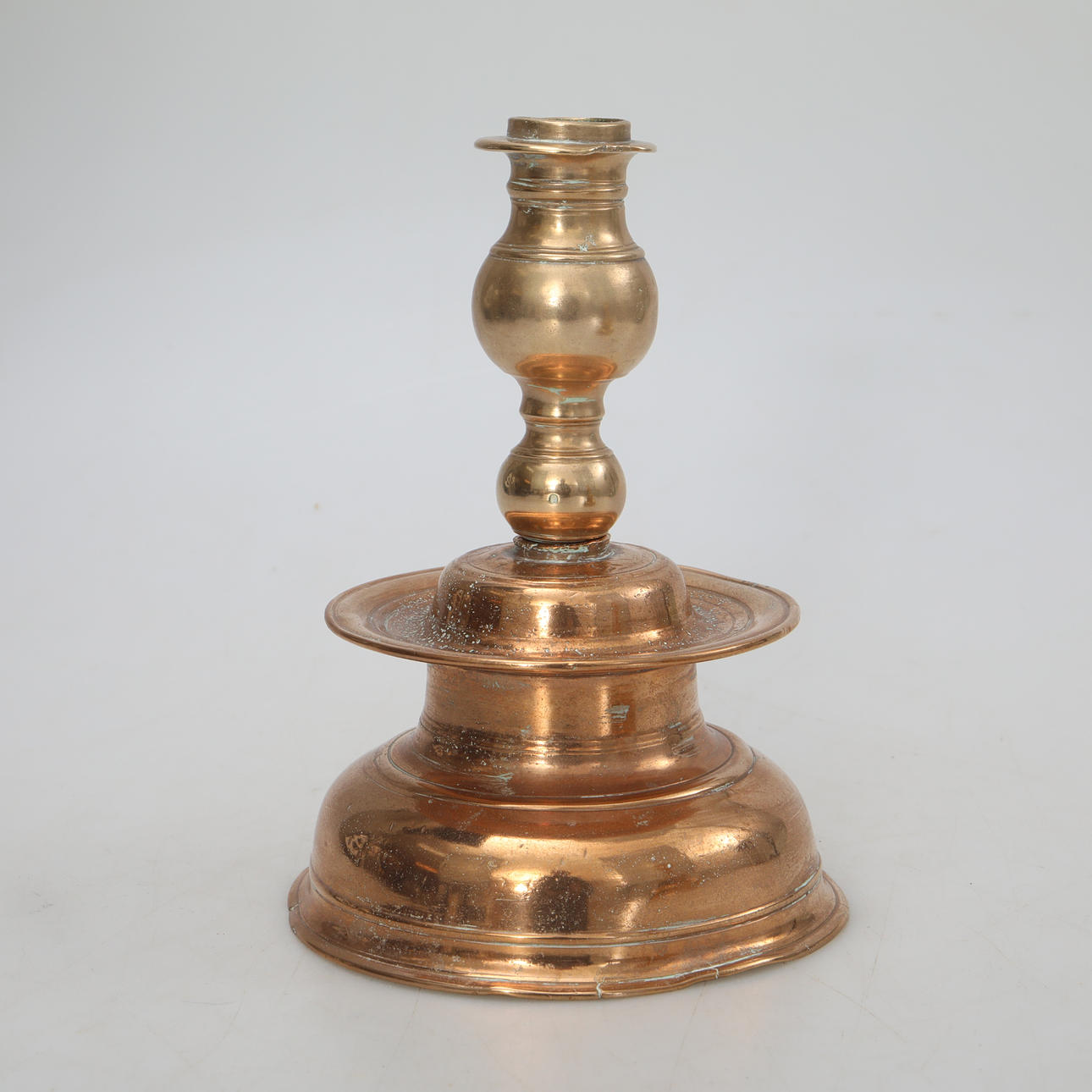 KERZENSTÄNDER, Barock, 17. Jahrhundert, Messing.