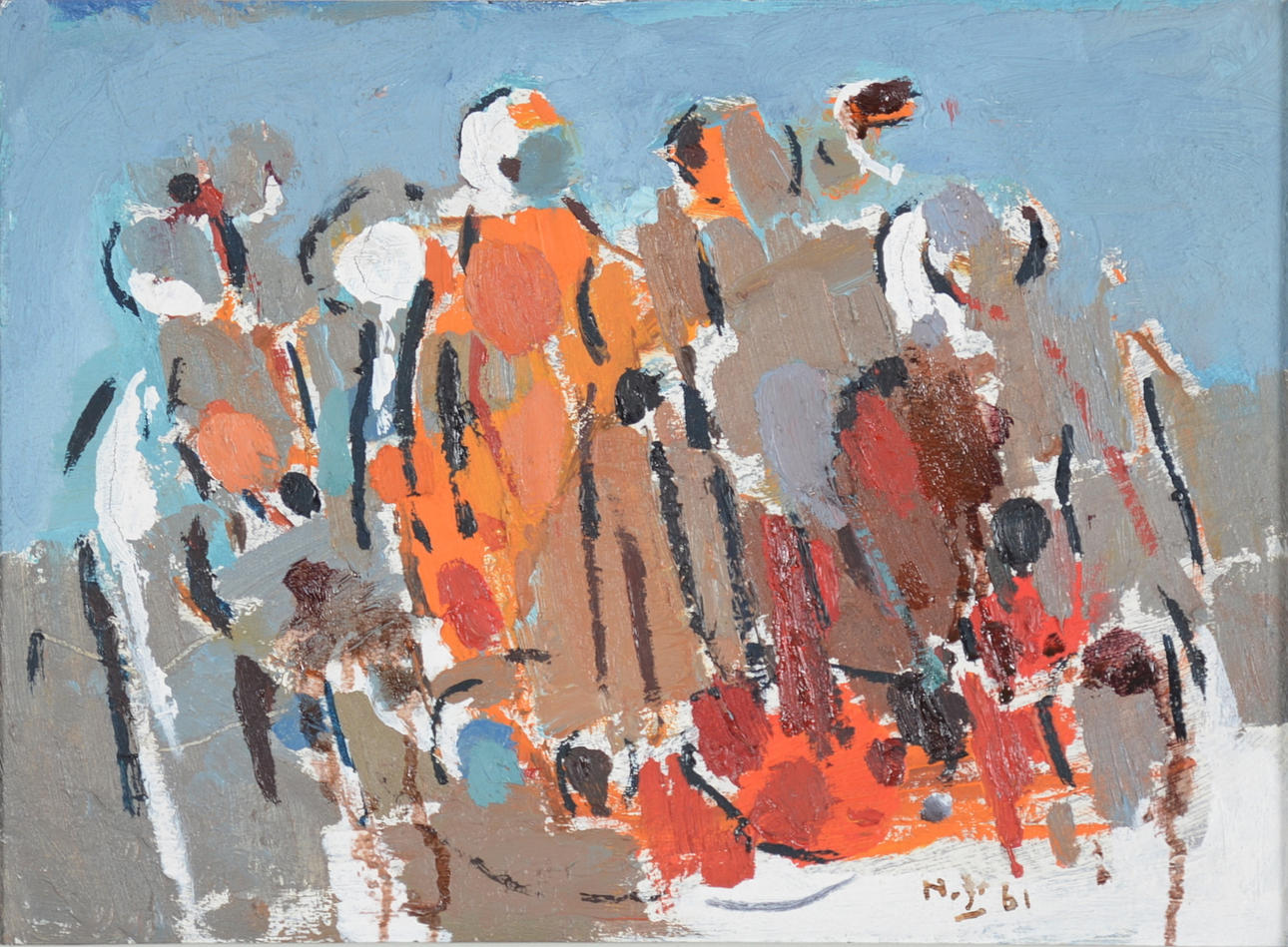 NILS JOHANSSON. Olja på pannå.