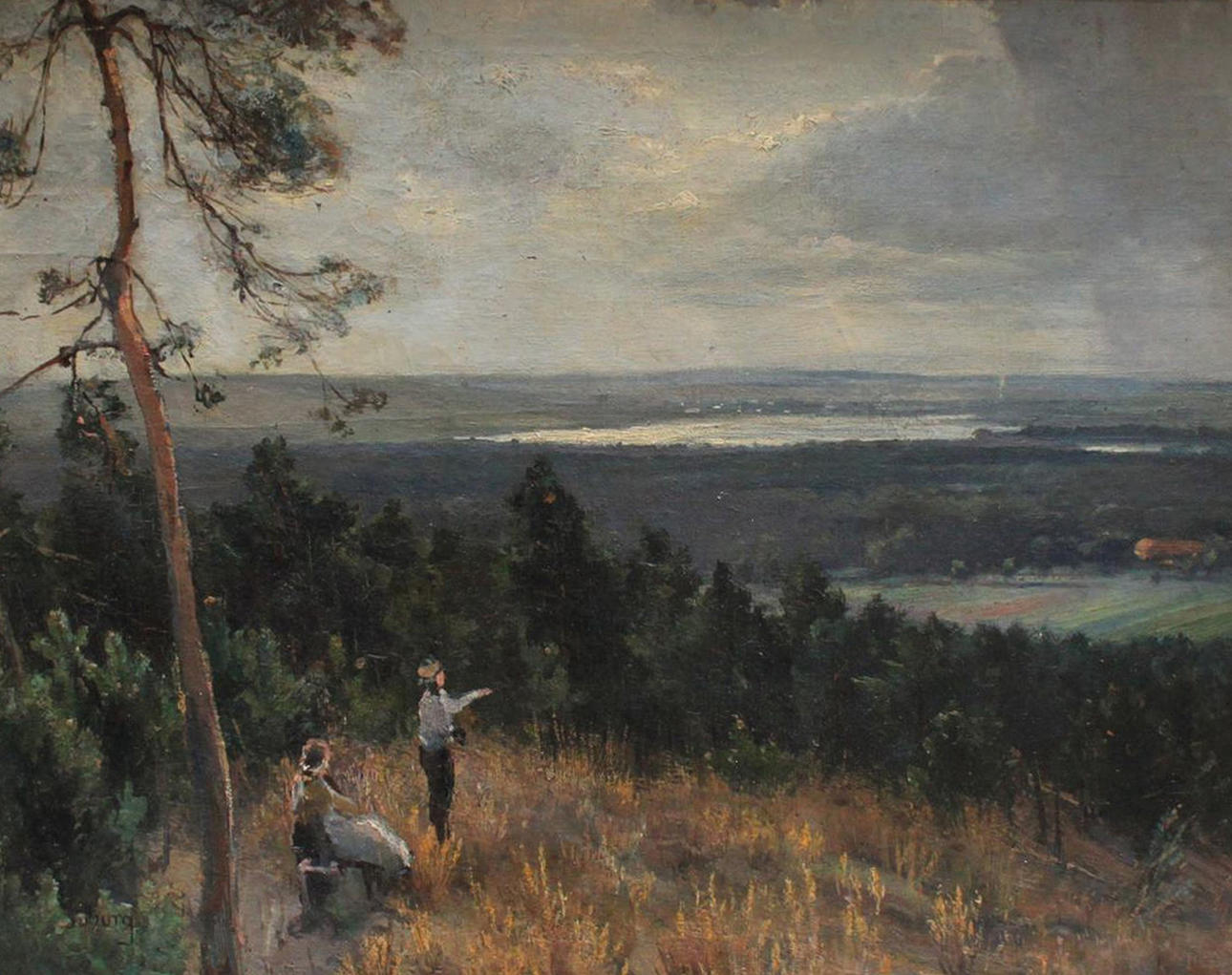 PAUL SOBORG. landskap skildring.