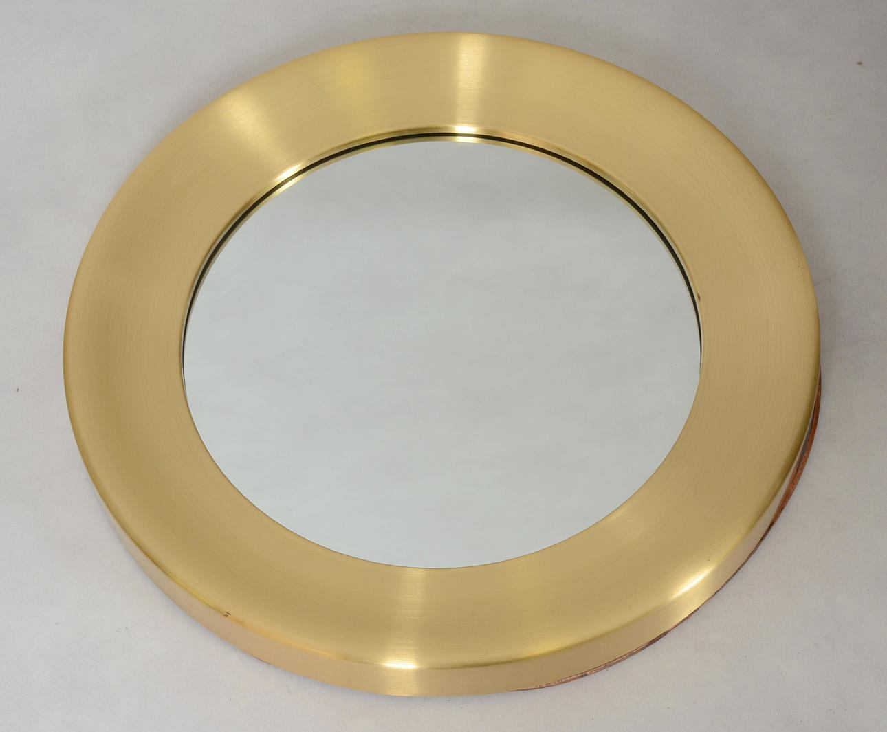 VÄGGSPEGEL, mässing, Glas mäster, Markaryd.