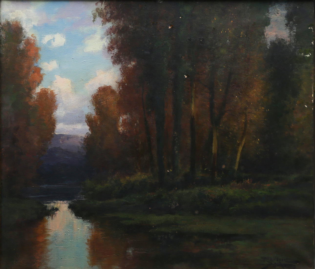 ANTONI ROS I GÜELL. Vista fluvial.