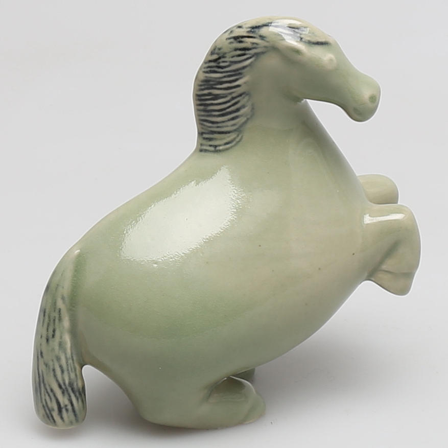 FIGURIN i stengods, häst, Stig Lindberg, Gustavsberg.