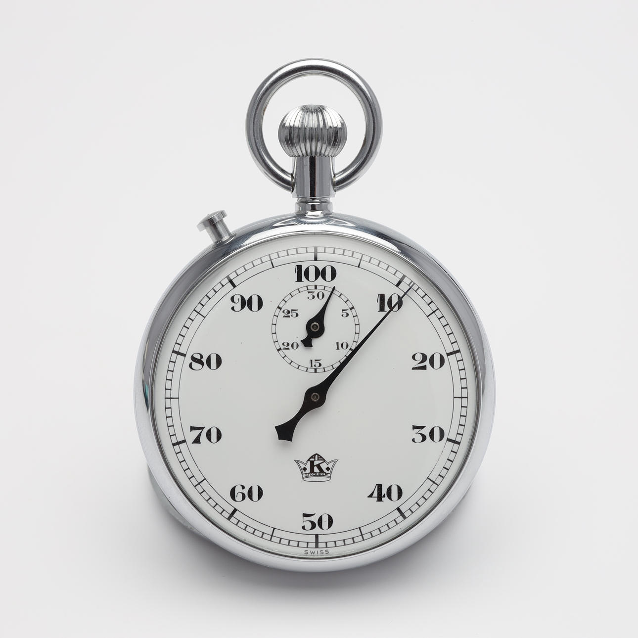STOPPUR, Kronometer Stockholm, stål.