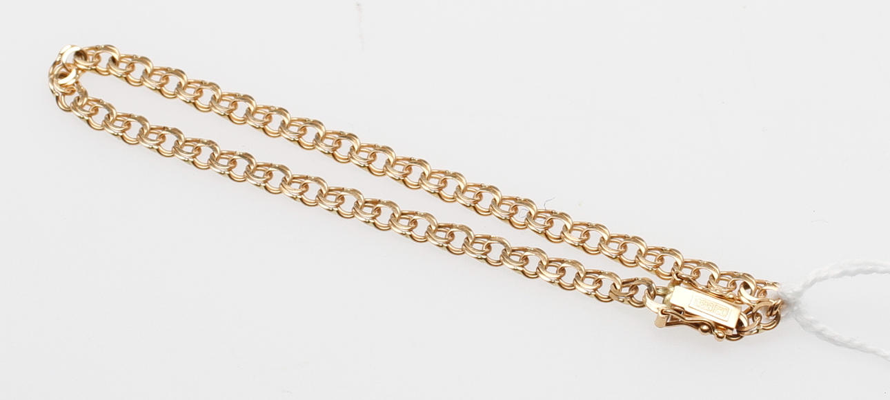 ARMBAND, 18k guld, vikt ca 5,5 gram.