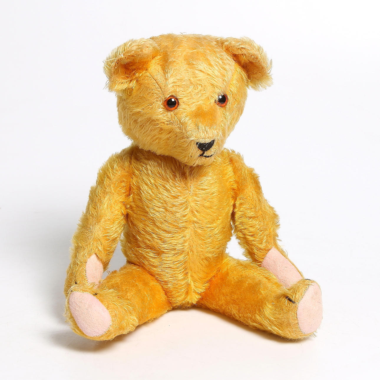 TEDDYBJÖRN, sannolikt Steiff, Tyskland. 1900-talets första hälft.