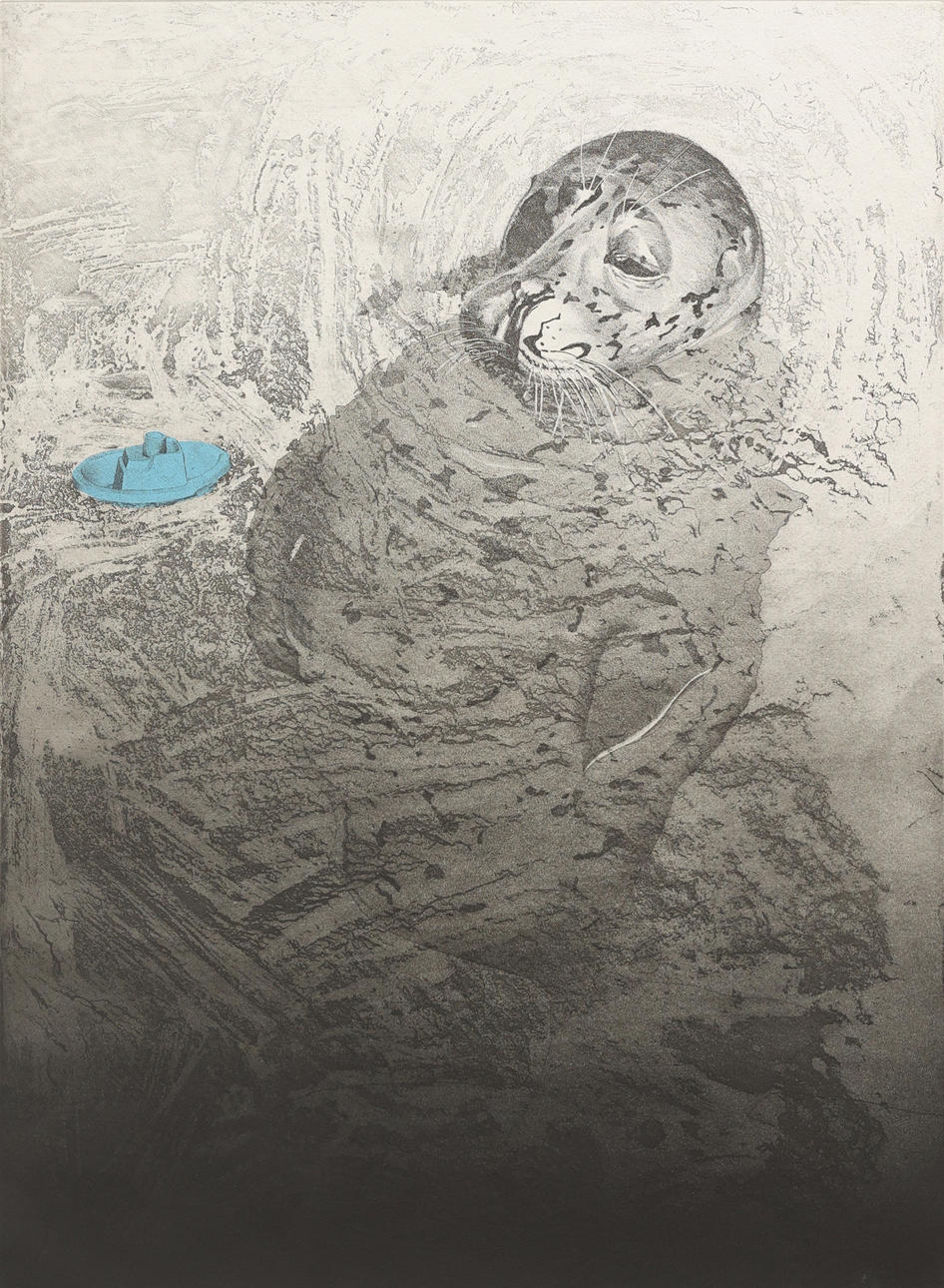 JAN DAHLGREN. "Seal", etching, numbered 120/130, signed.