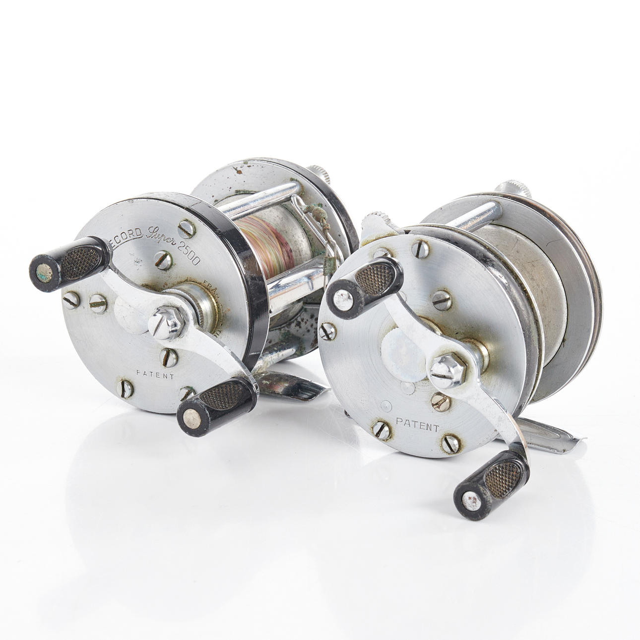 SPINNRULLAR (2), Record Super 2500, Record Flyer 3000.