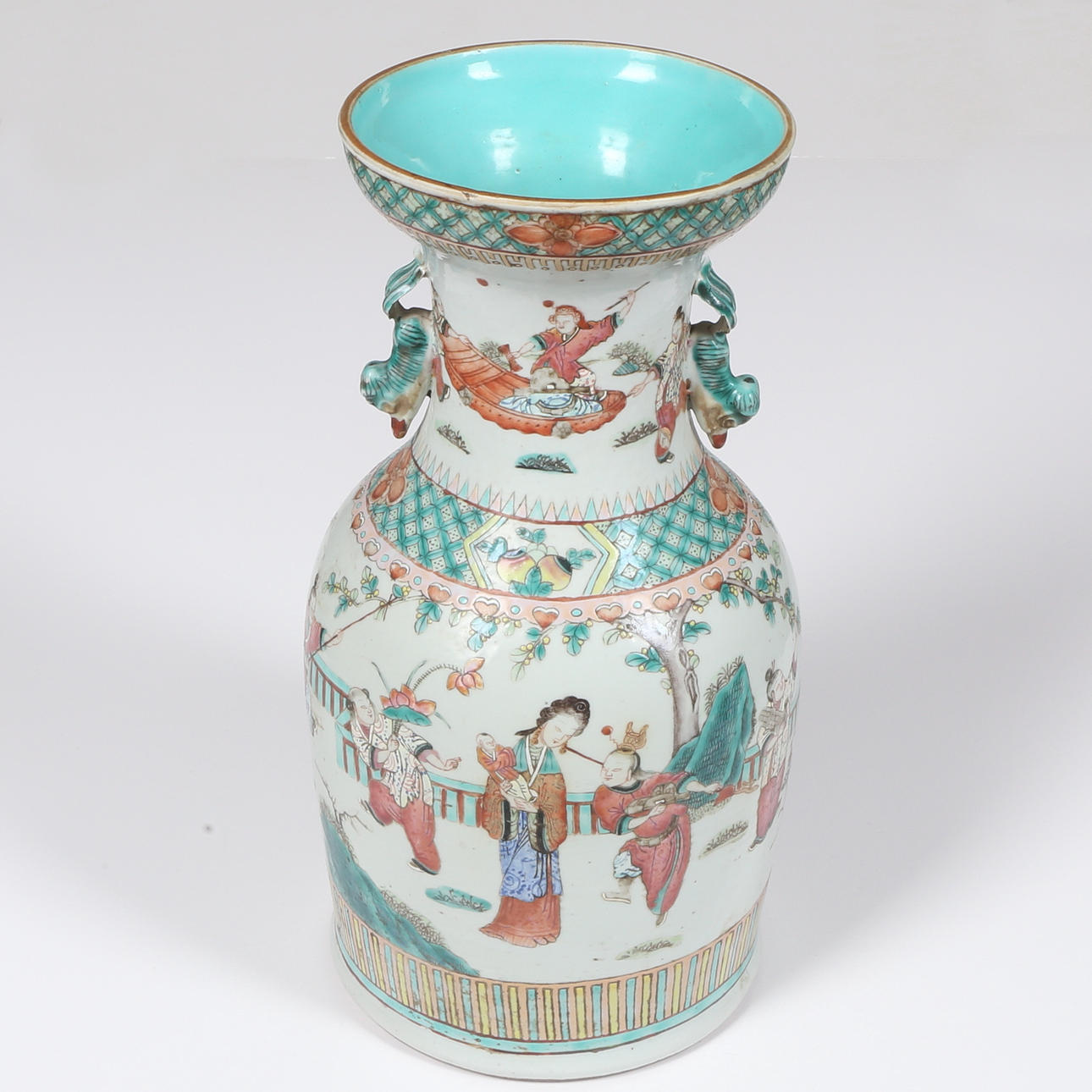 VAS, porslin, Kanton, Kina.