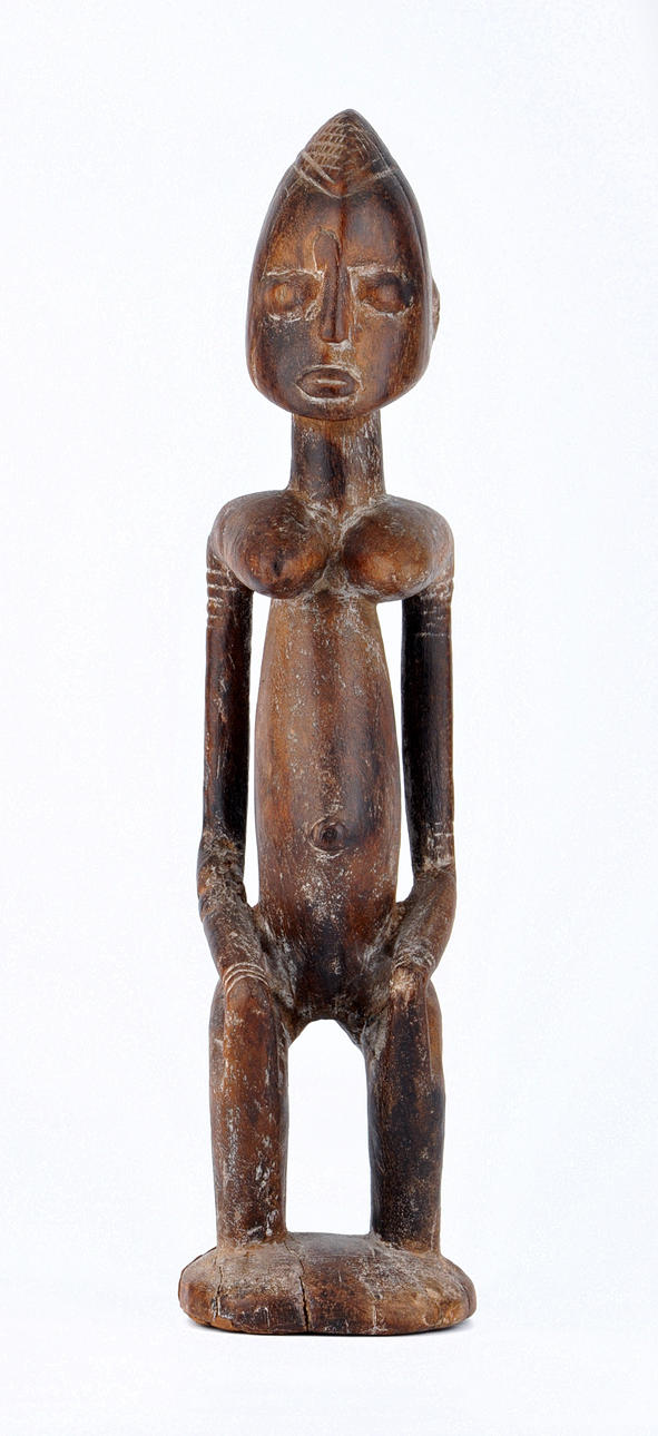 ” AFRICANA FERTILITETSSYMBOL”. Snidad figur, infödd, 1900-tal.