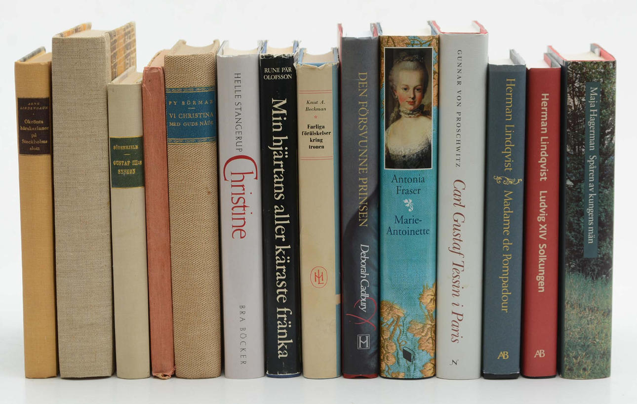 Historiebøger. Sverige og Europa. 14 bind.