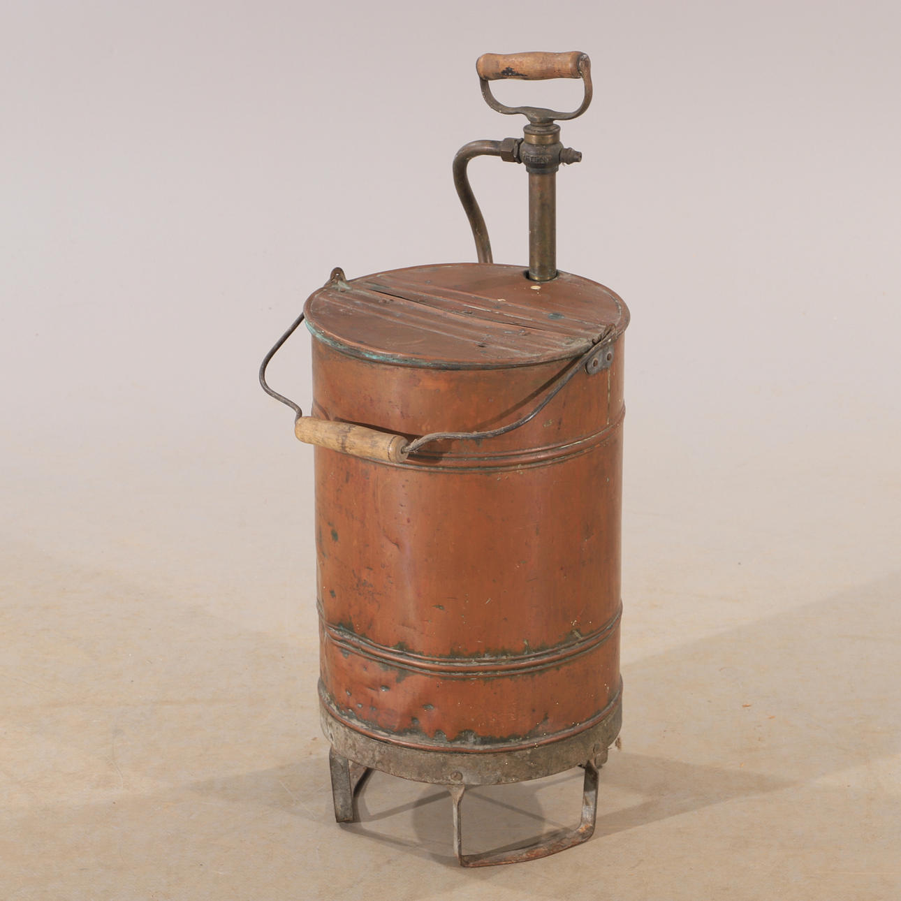 FIRE SPRUTE, copper, Ideal, early 20th century.