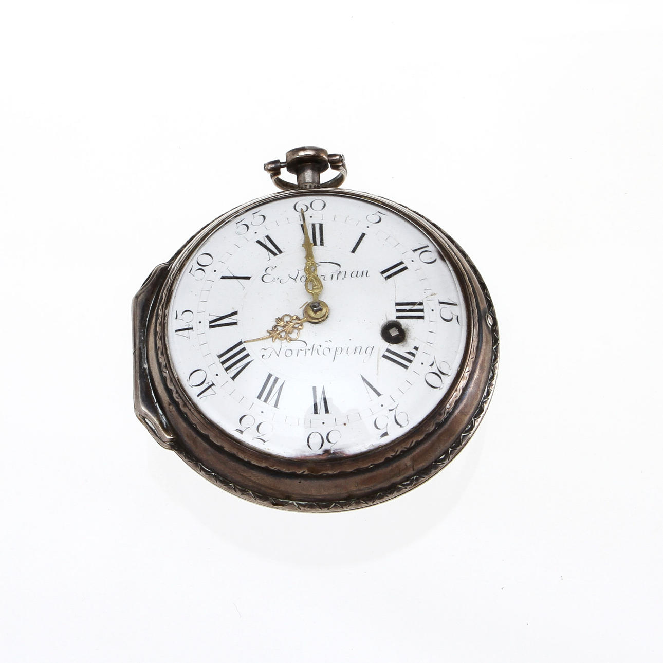 FICKUR, silver, Eric Nohrman, Norrköping, stämplad 1775.