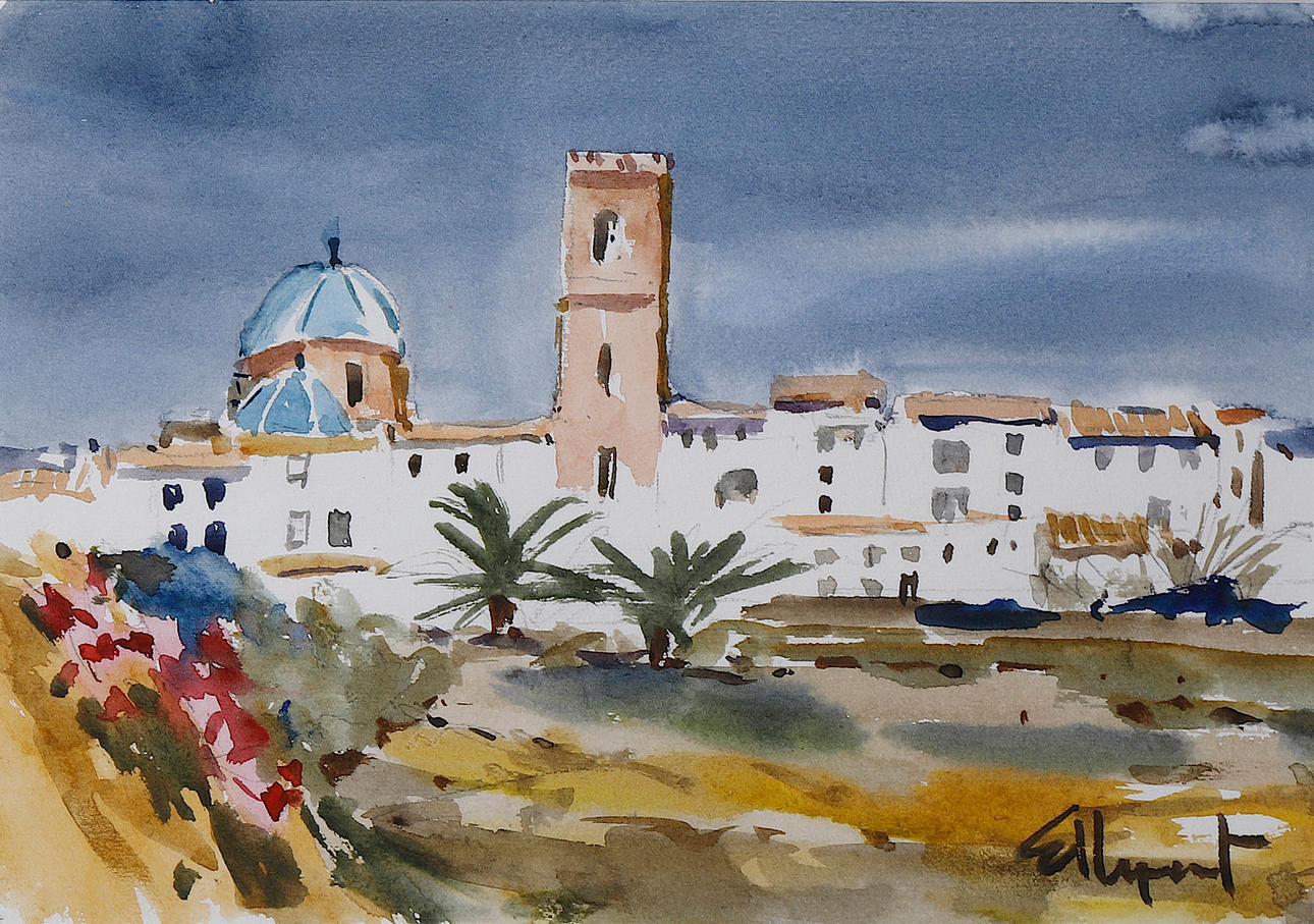 ESTEVE LLOPART. Vista de Altea.