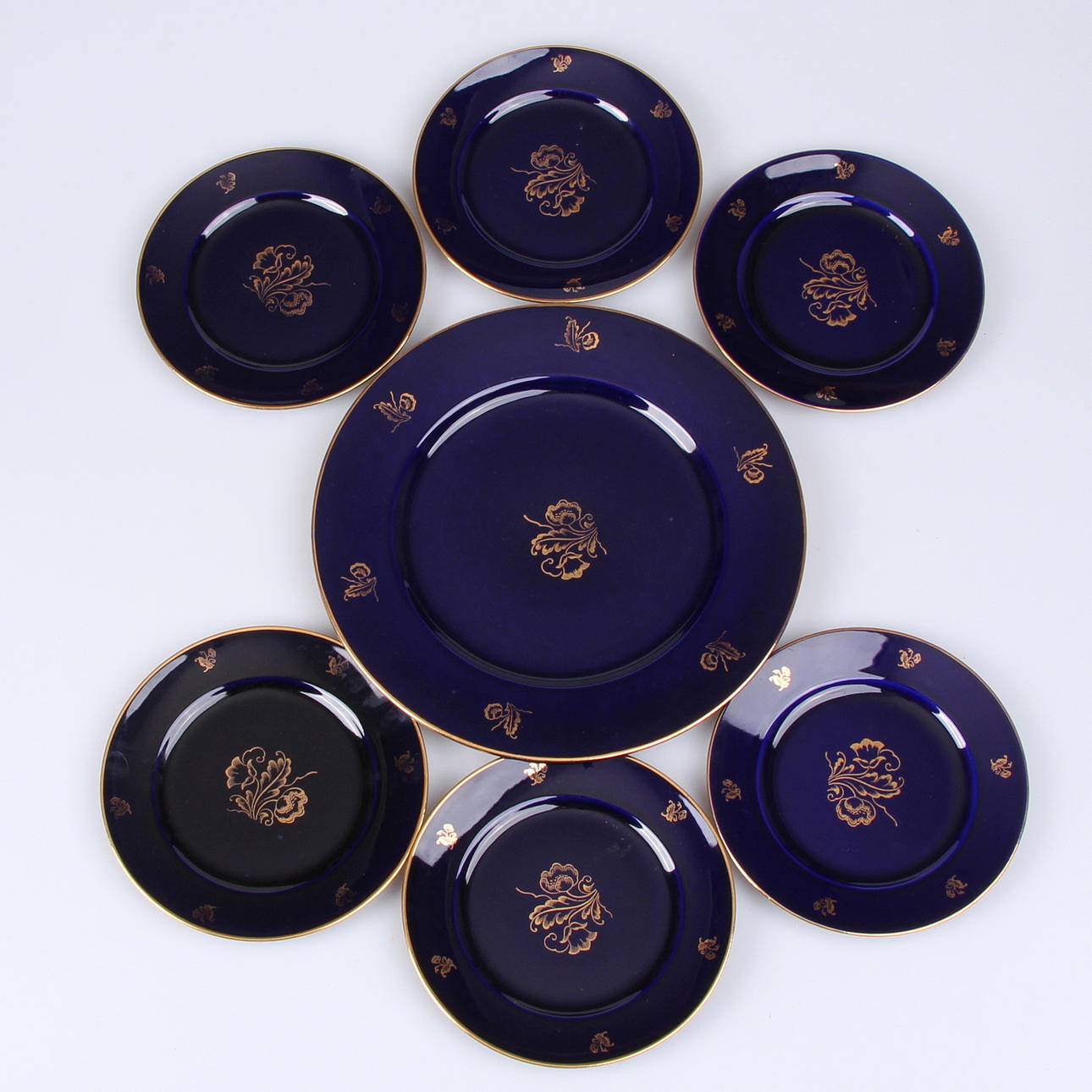 FRUKTSERVIS, 7 delar, Mod. 521, Rörstrand.