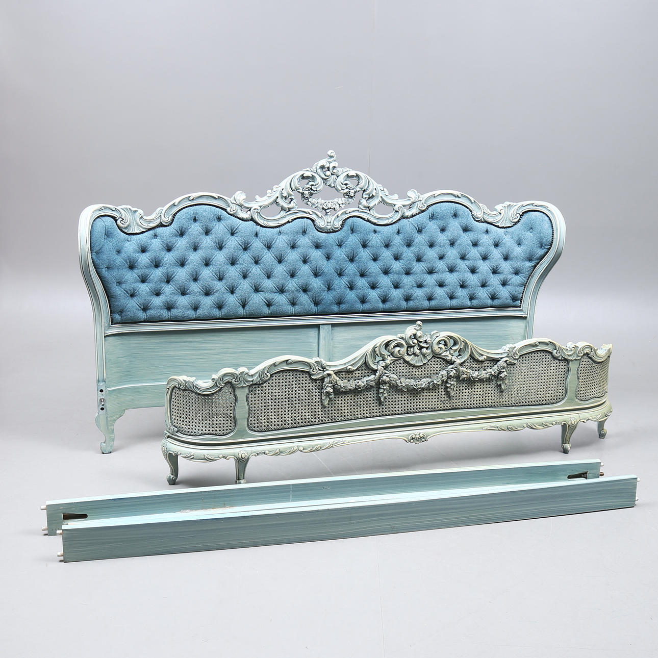 BED, rococo style, Valencia, Spain, late 20th century.