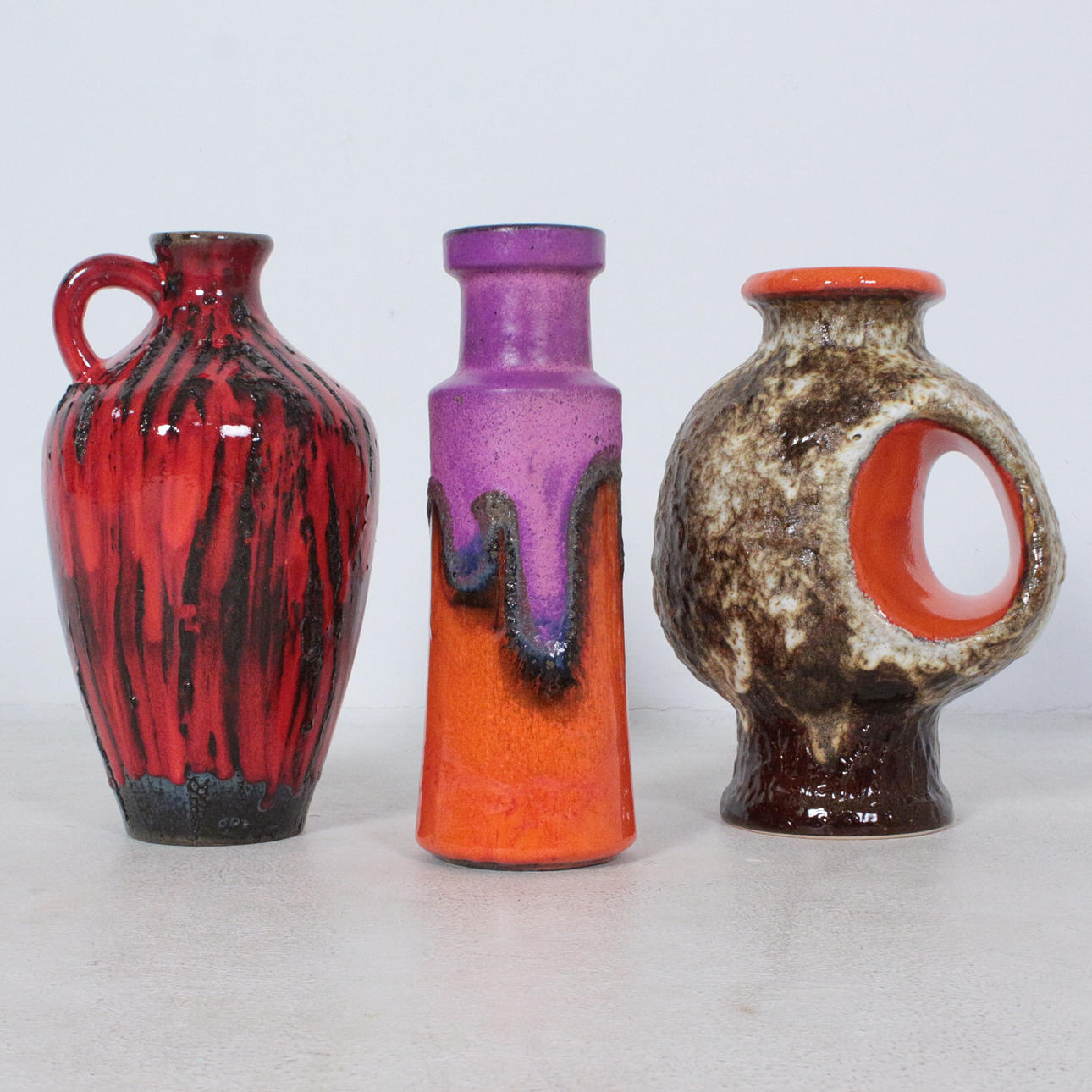 【Fat Lava】Dümler＆Breiden 花瓶　1002-17 Super Rare Fat Lava Ceramic Pottery Vase by Dümler & Breiden