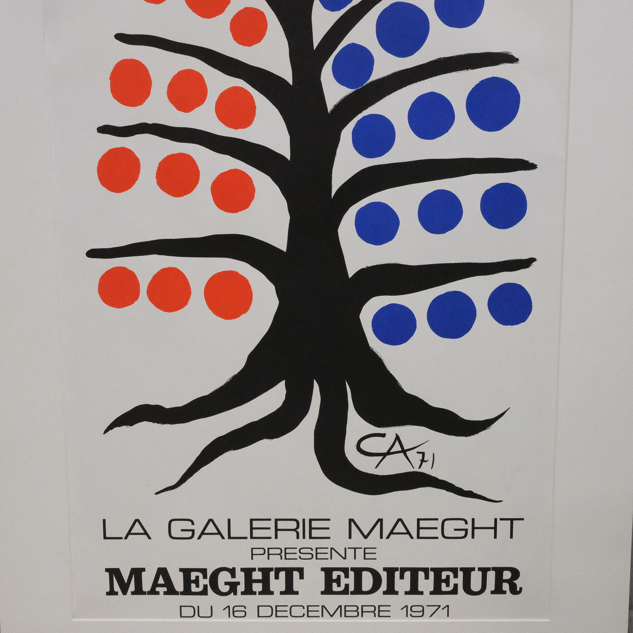 UTSTÄLLNINGSAFFISCH, LITOGRAFI.