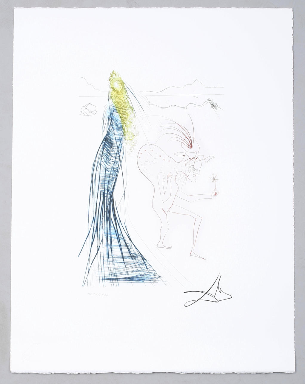 SALVADOR DALI (1904-1989). EFTER. från Tristan och Isolde.