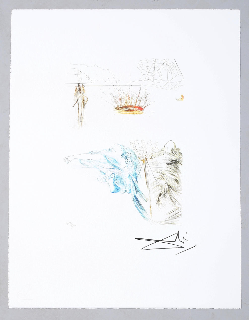 SALVADOR DALI (1904-1989). från Tristan och Isolde.