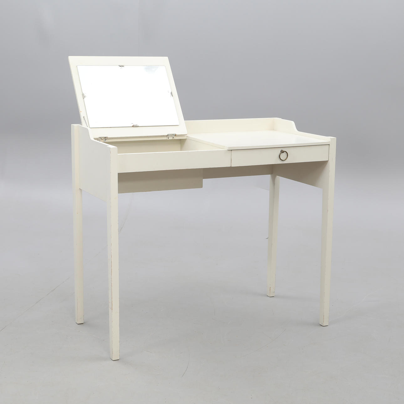 DRESSING TABLE, fold-down mirror.