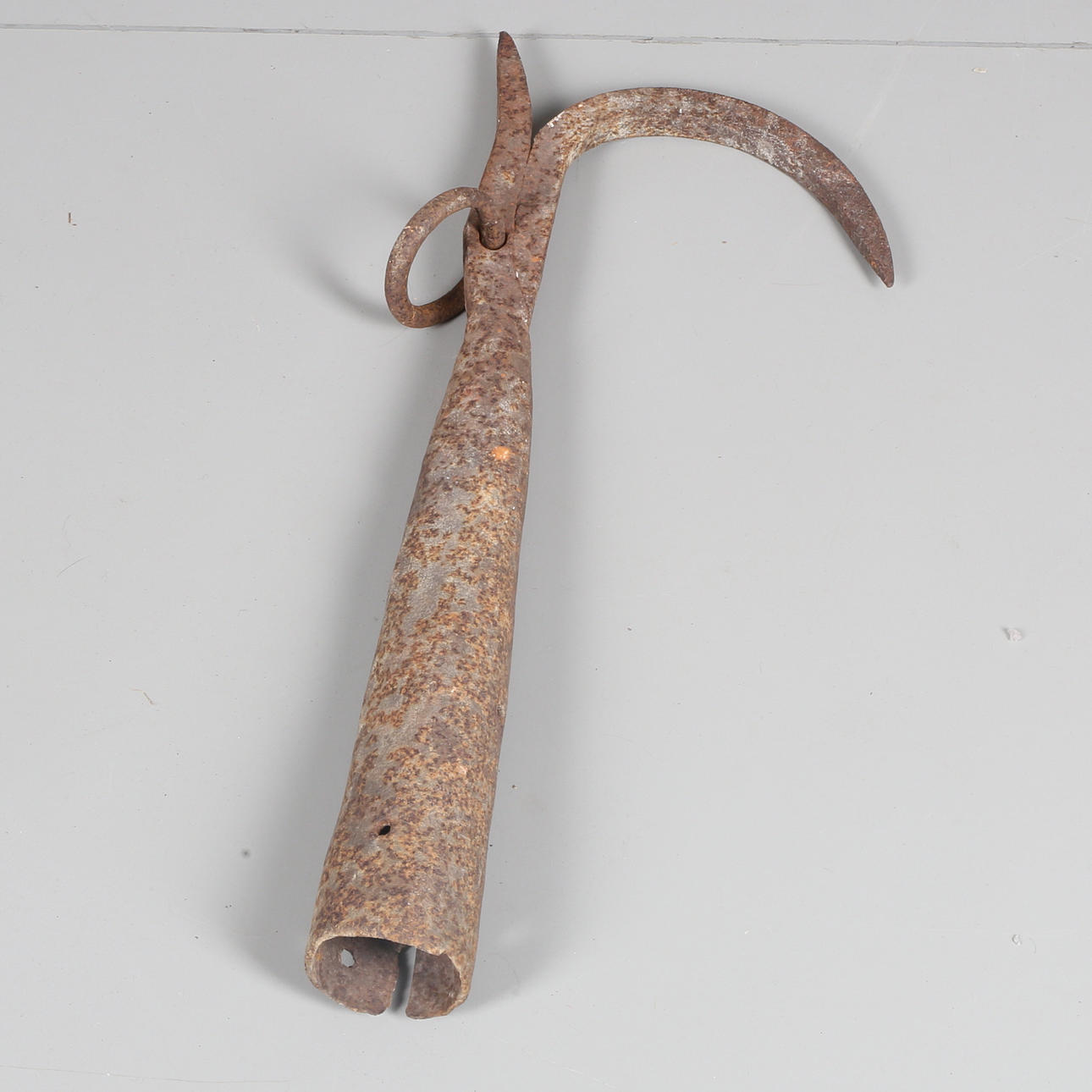 BOAT HOOK, iron, 19th century.
