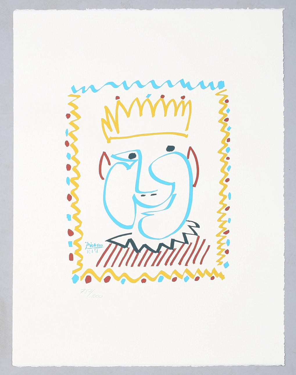 PABLO PICASSO (1881-1973). EFTER. Karneval.