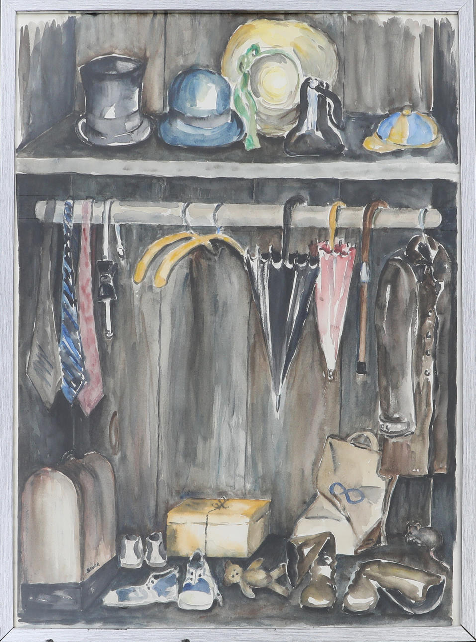 INGER ERIKSSON. Akvarell, signerad.