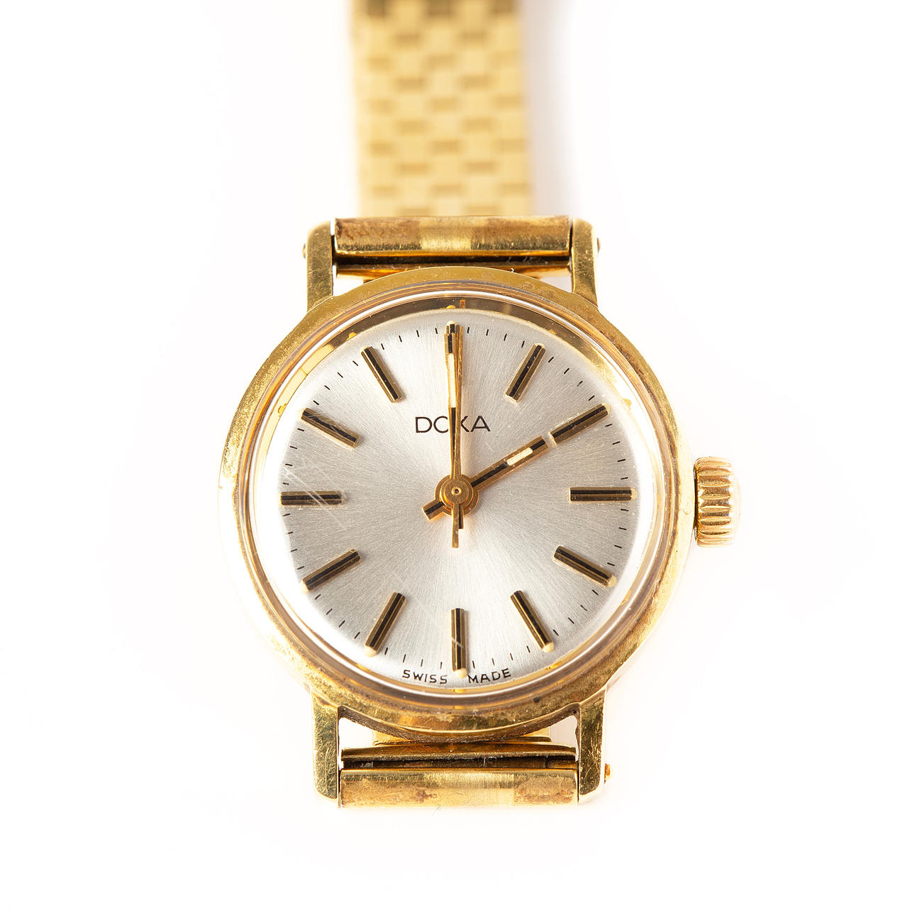 DOXA. Wristwatch, 18K, 1960s.