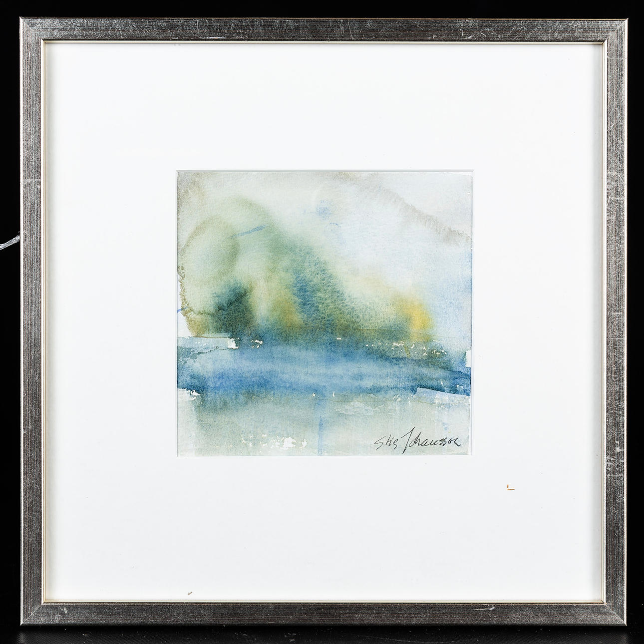 STIG JOHANSSON, Akvarell, signerad.