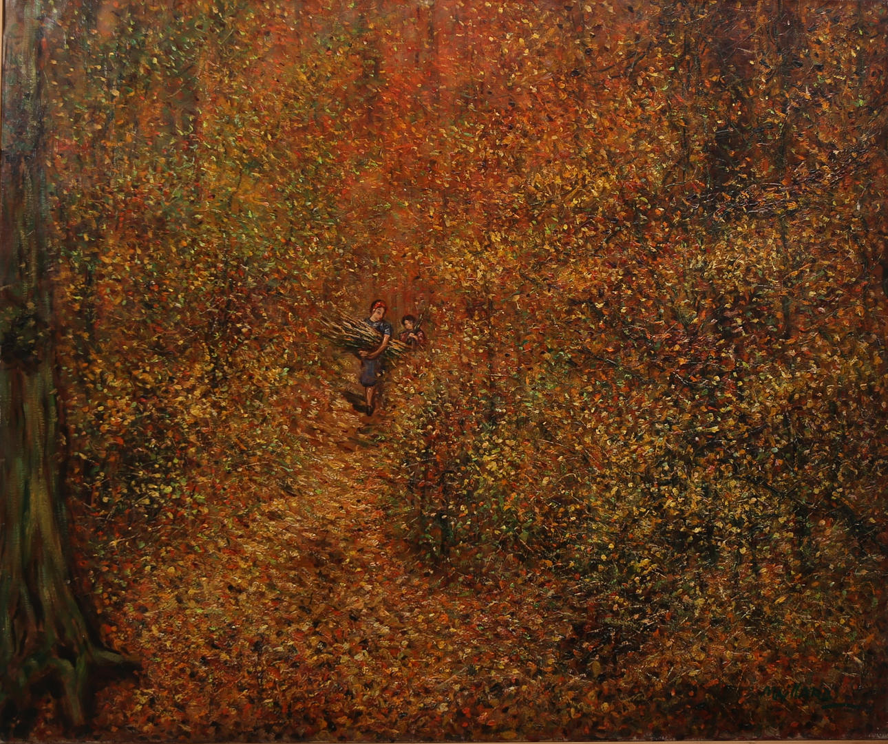 JEAN MAILLARD. Animerad skog.