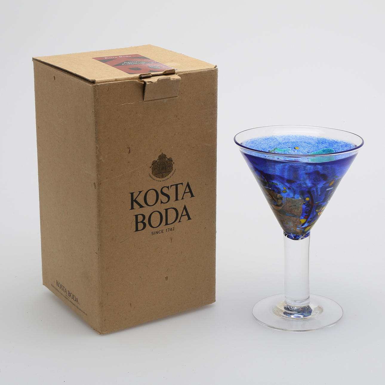 GLAS, "Satellite", Bertil Vallien, Artist Collection, signerad.