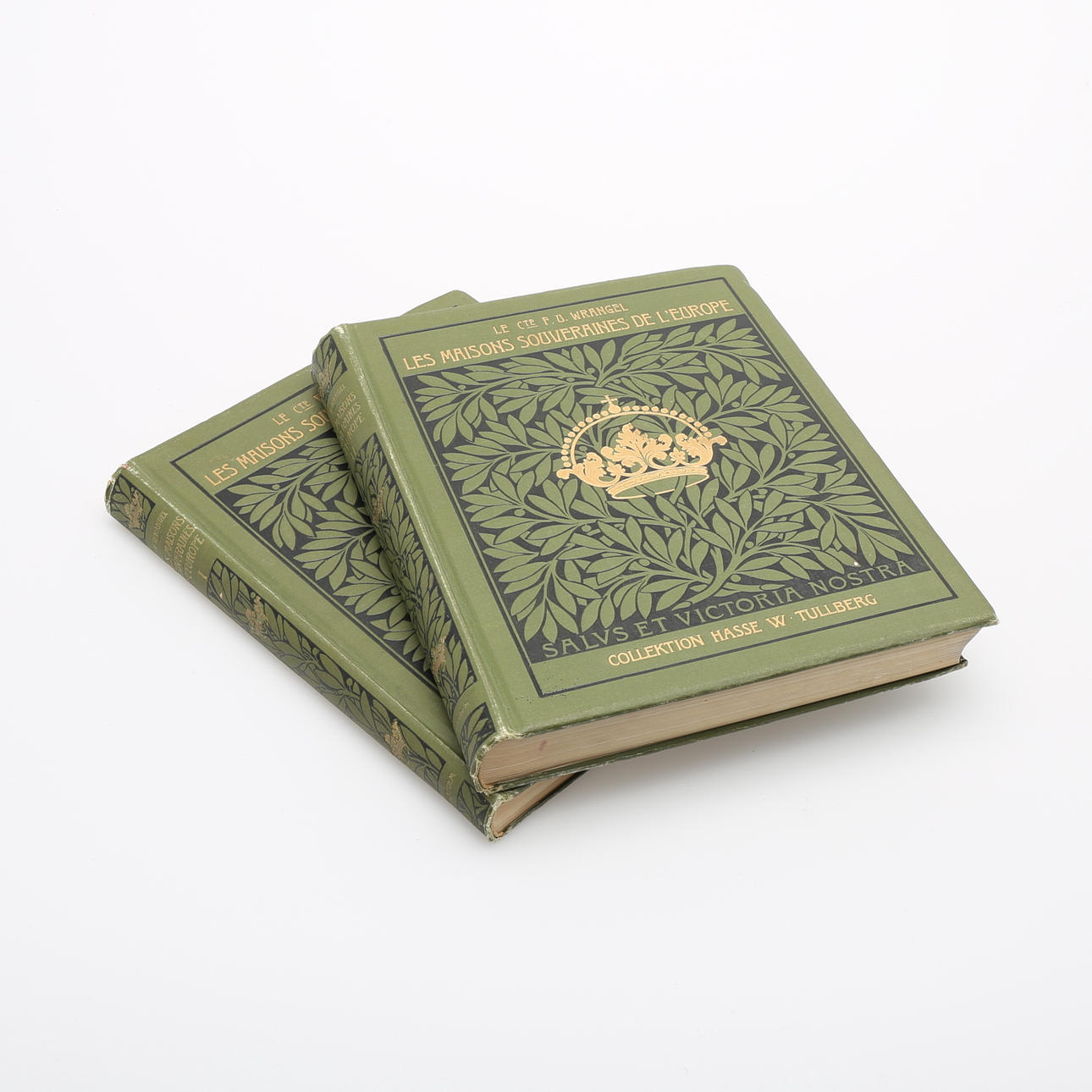 BÖCKER, 2 st, "Les Maisons souveraines de l'Europe", Hasse W. Tullberg.