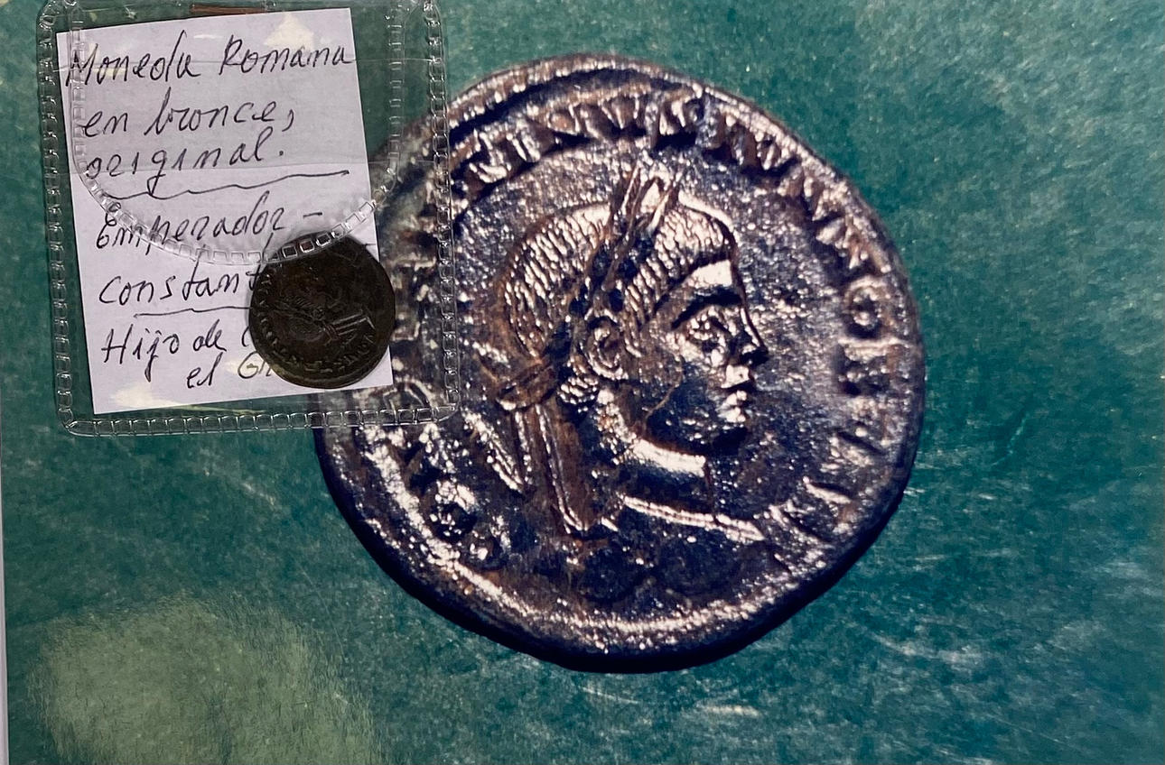 BRONZEMÜNZE KAISER KONSTANTIN II.