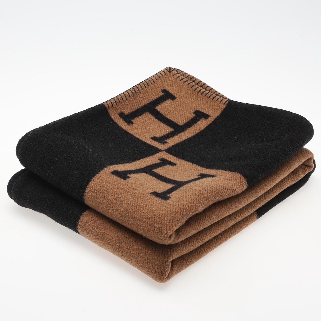 HERMÉS. plaid, uld & kashmir, "Avalon", moderne.