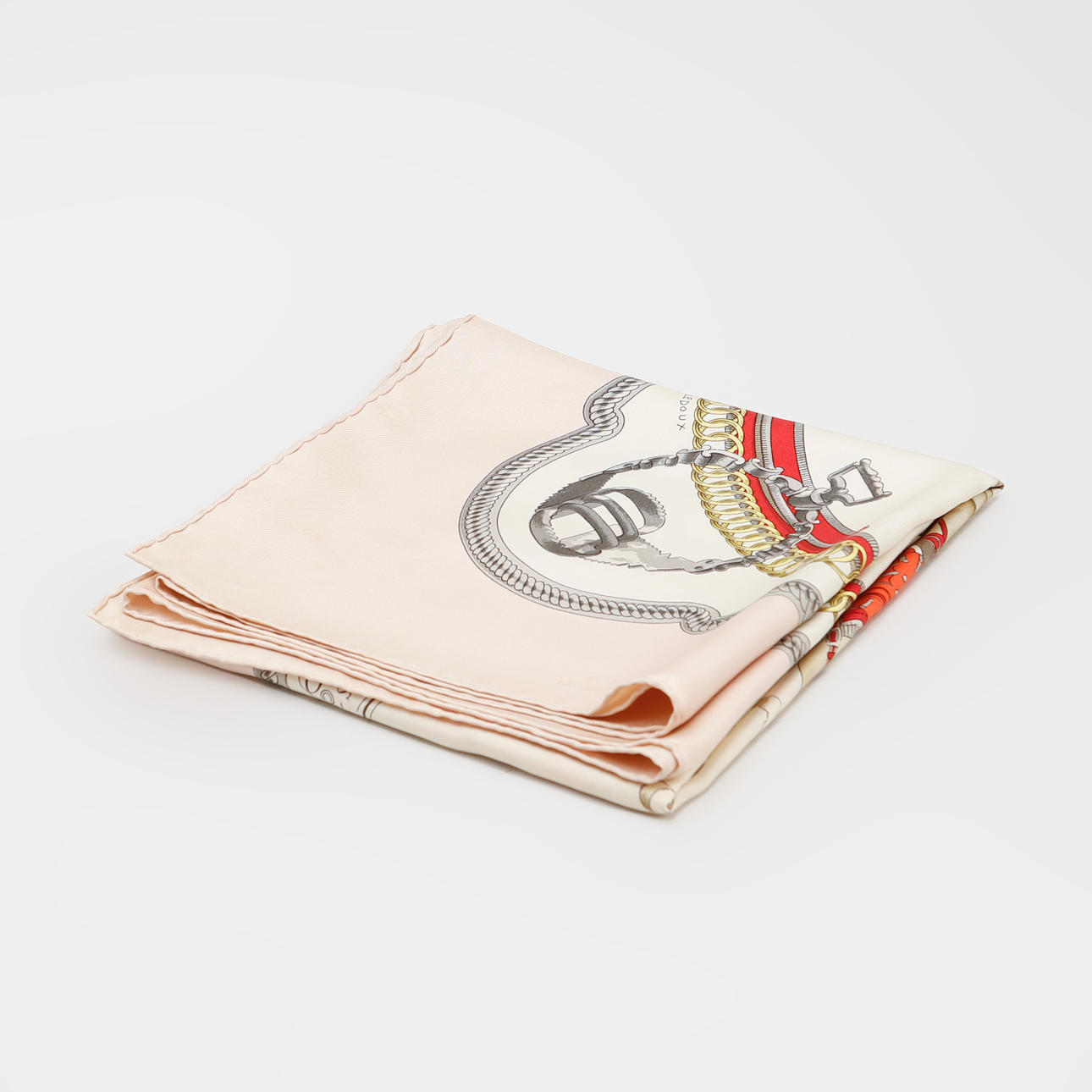 BUFANDA, seda, "Reprise", Hermès.