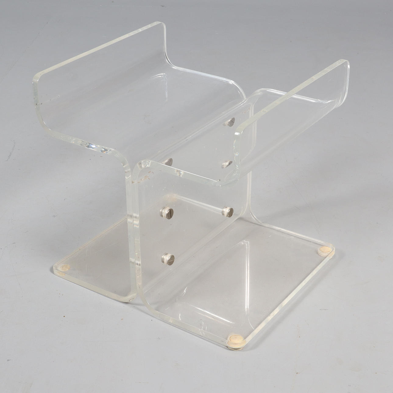 Hocker, Plexiglas, zeitgenössisch.