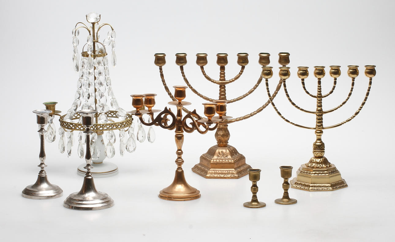 BELYSNINGSFÖREMÅL, 8 delar, 1900-tal.