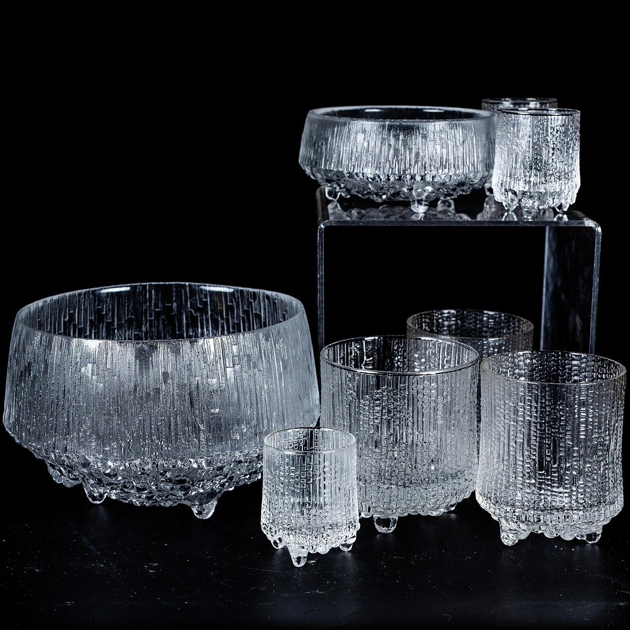 TAPIO WIRKKALA. Servicedele, 8 stk, Thule, iittala.