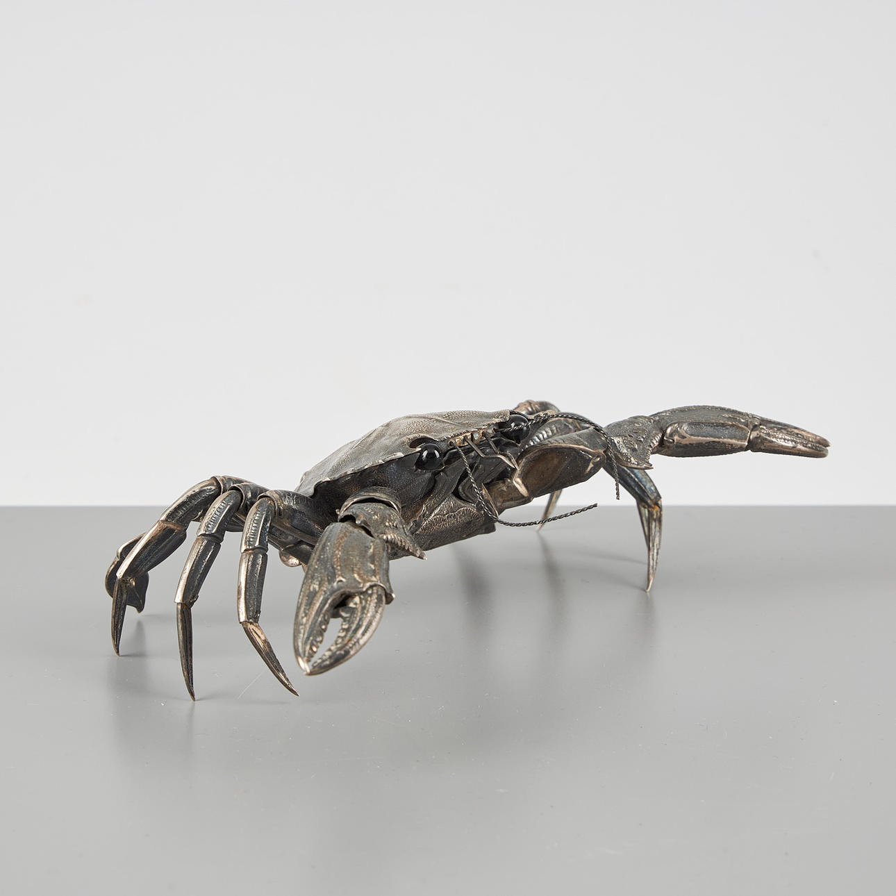 KRABBE, dekoration, sølv (915), Barcelona, Spanien.