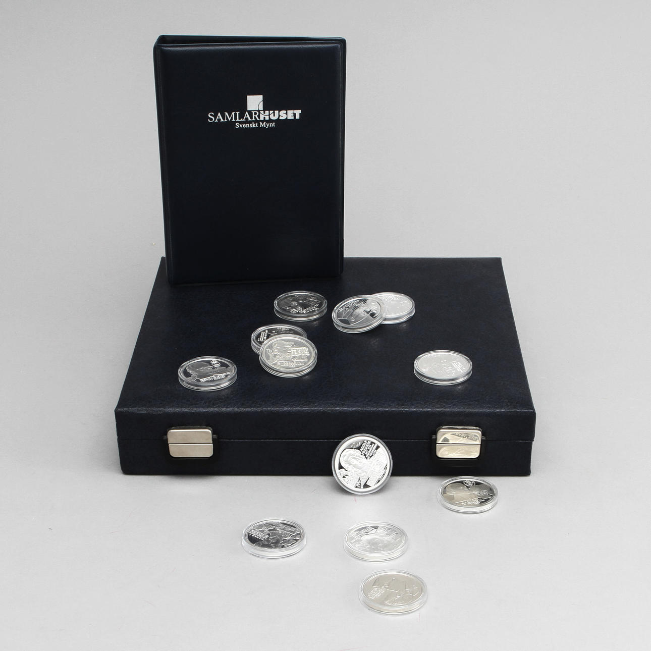 SAMLARMYNT, 24 st, sterlingsilver, Sveriges Regenter, Samlarhuset.