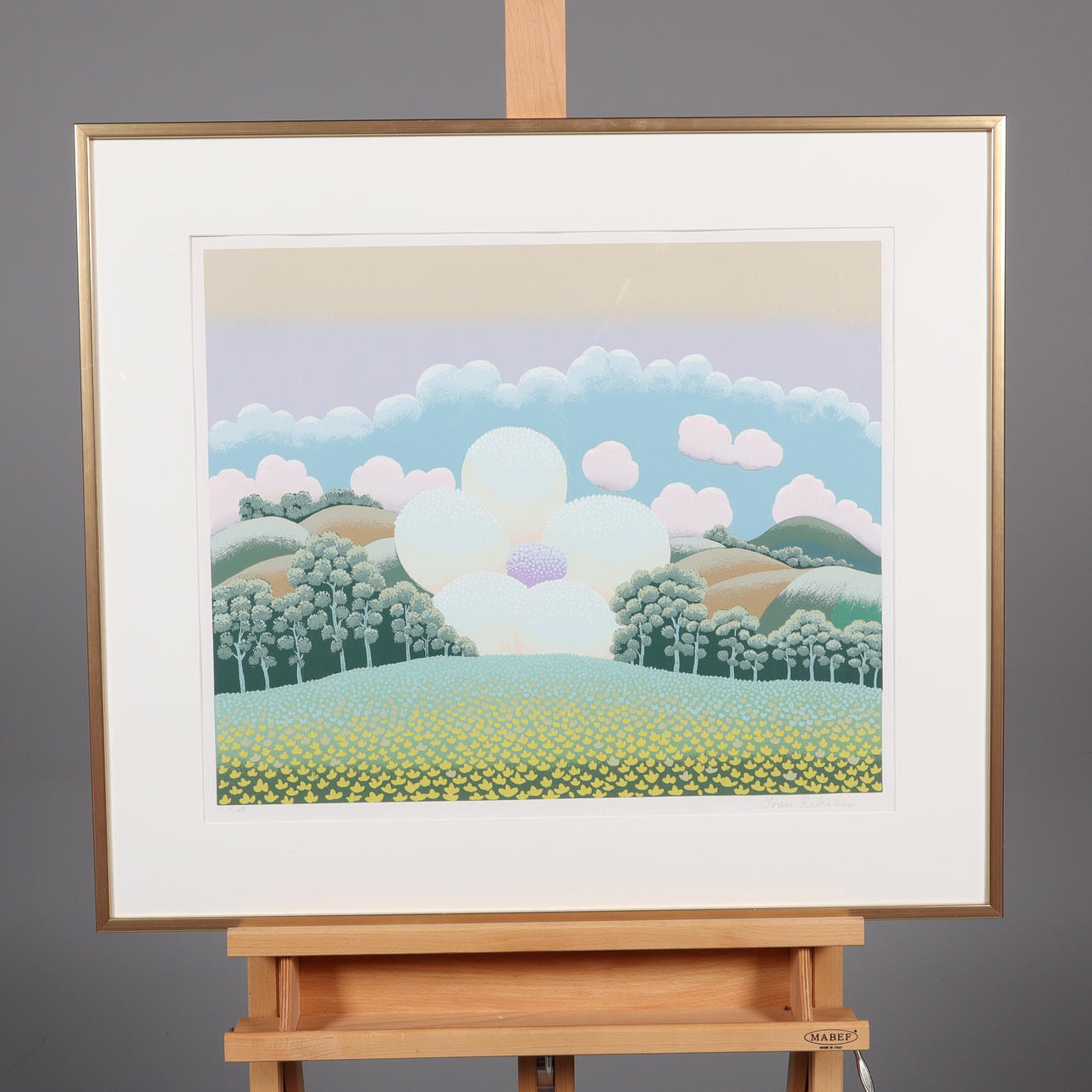 IVAN RABUZIN. LITHOGRAPHY, Numbered 1/150.