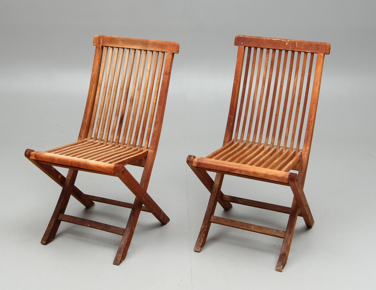 STOLAR, 1 par, "Java Chair", Royal teak Scandinavia.