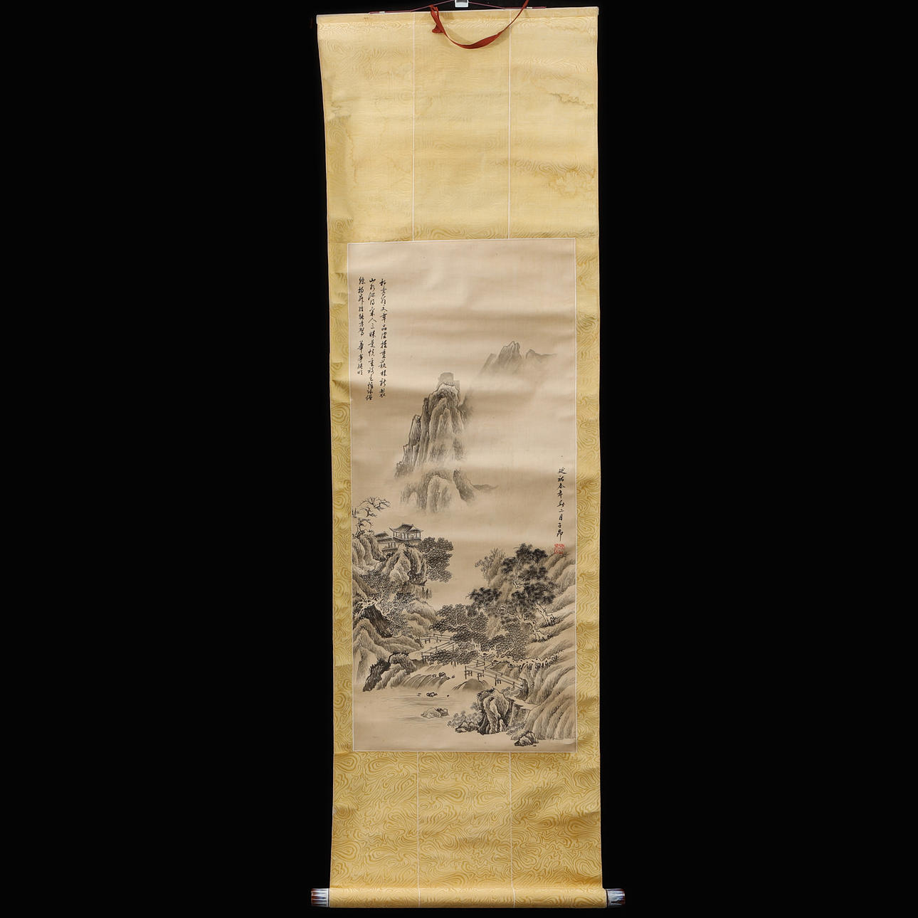 RULLMÅLNING, orientalisk, 1900-tal.