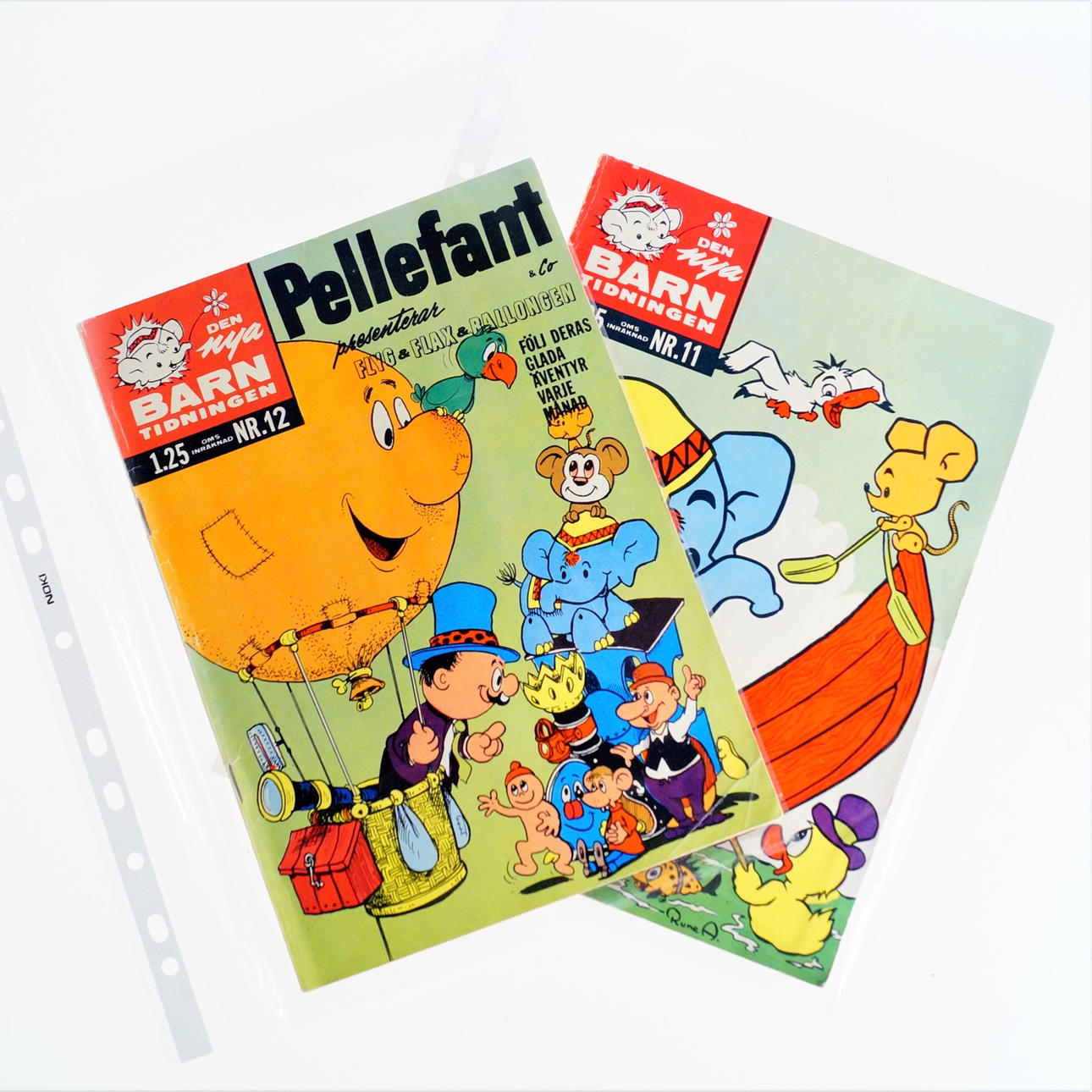 PELLEFANT, 2 nummer, år 1966.