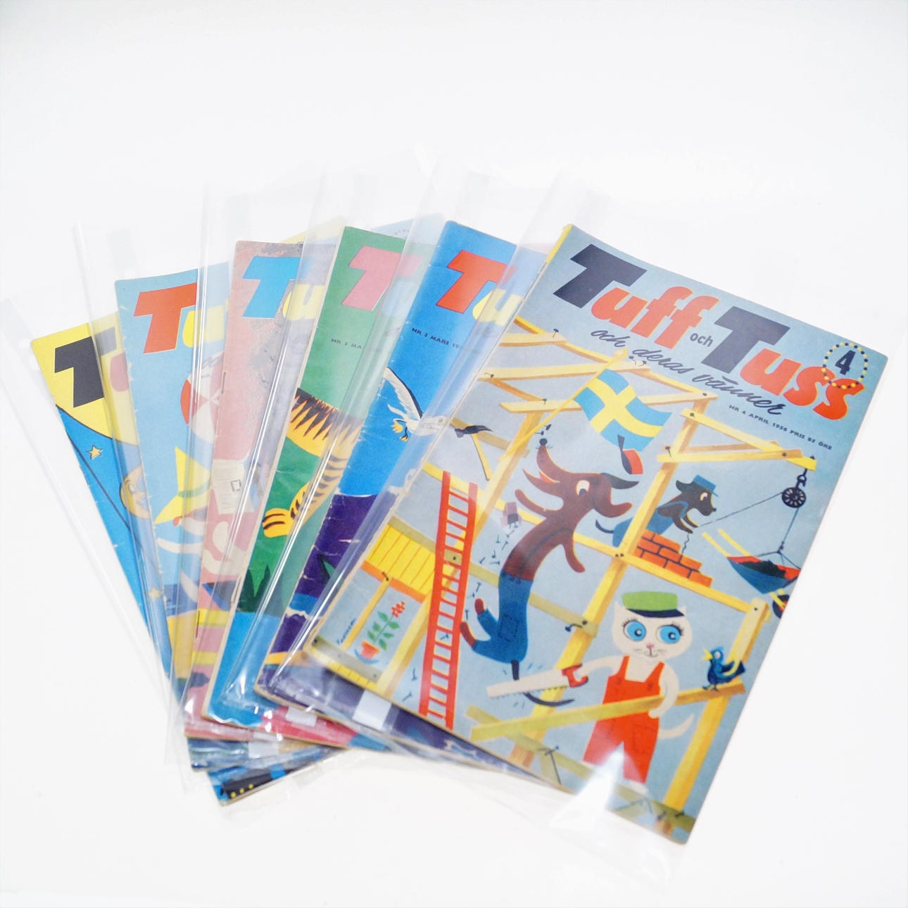 TUFF & TUSS, 6 no, YEAR 1956.